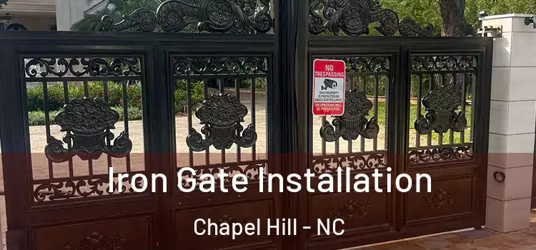 Iron Gate Installation Chapel Hill - NC